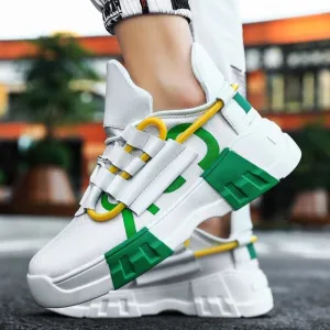 New Men Lace-Up Breather Mesh Casual Shoes