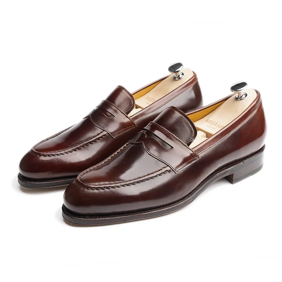 101484 - BURGUNDY SHELL CORDOVAN - E