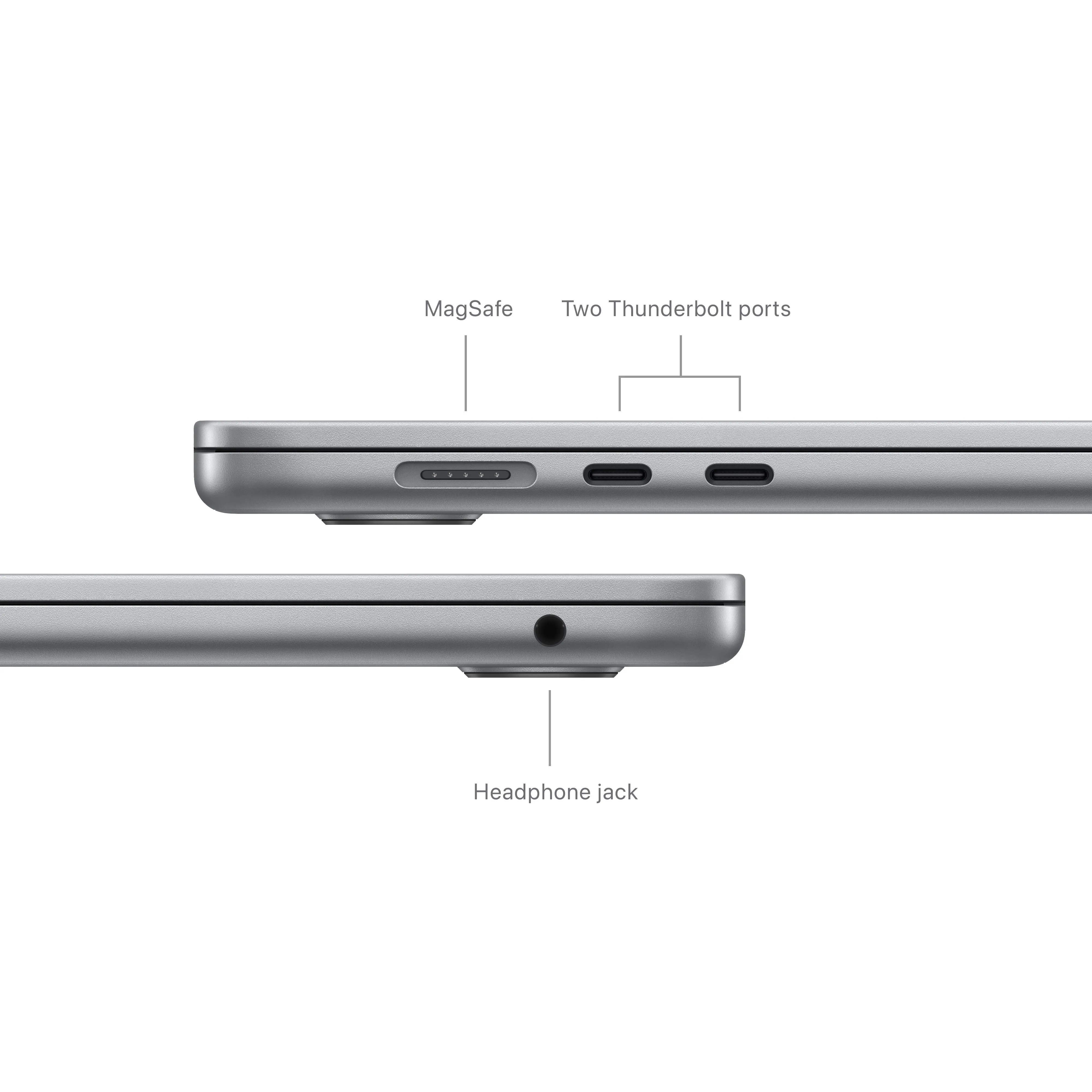 15-inch MacBook Air - M3 (8-Core CPU and 10-Core GPU) - Space Gray