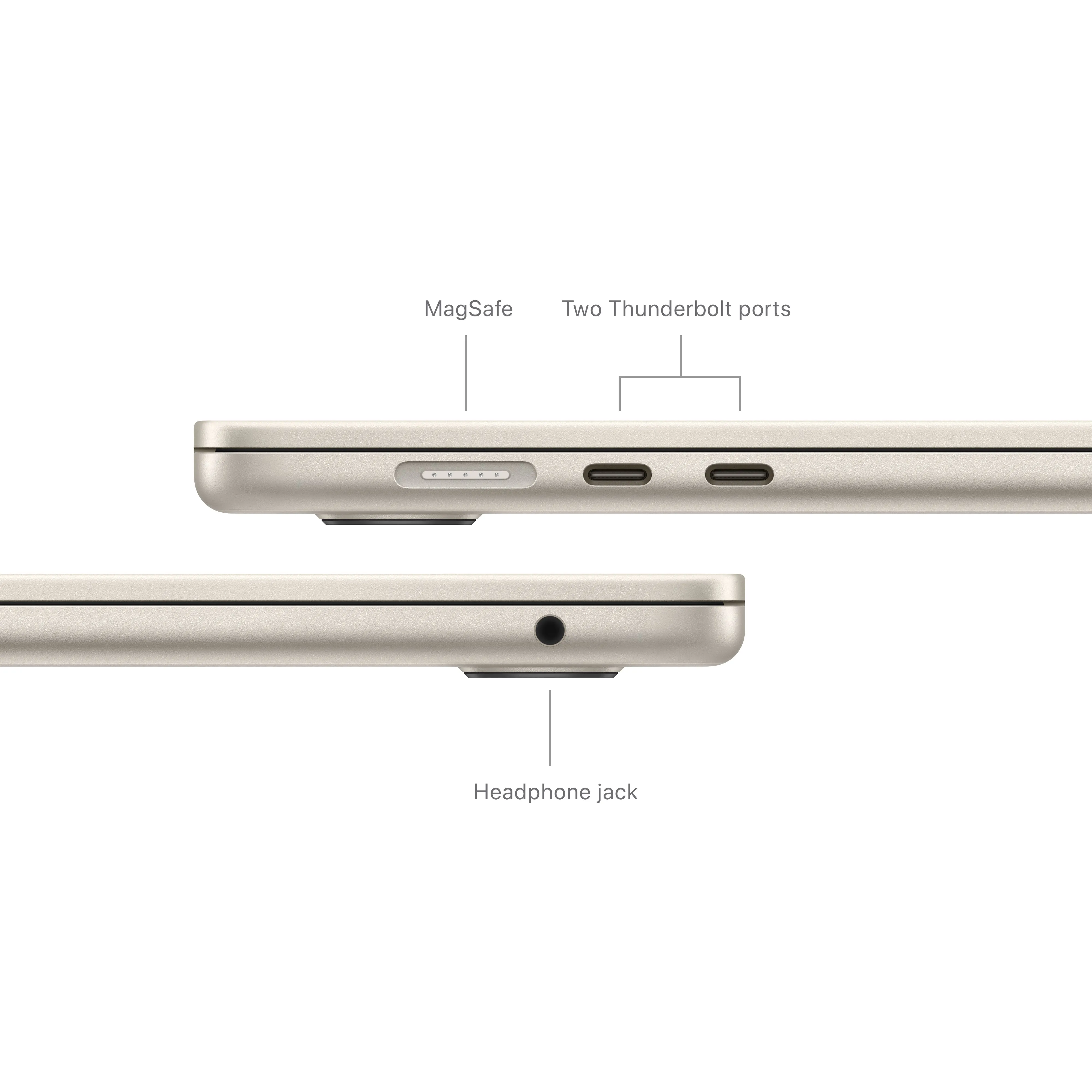 15-inch MacBook Air - M3 (8-Core CPU and 10-Core GPU) - Starlight