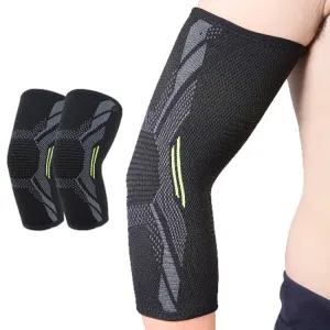 1pair Three-Dimensional Compression Belt Tightens Comfortable Breathable Warm Elbow Pads(M)