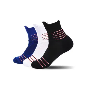 3 Pairs Compression Sports Socks For Men