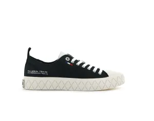 77017-002-M | PALLA ACE LEATHER | BLACK/WHITE