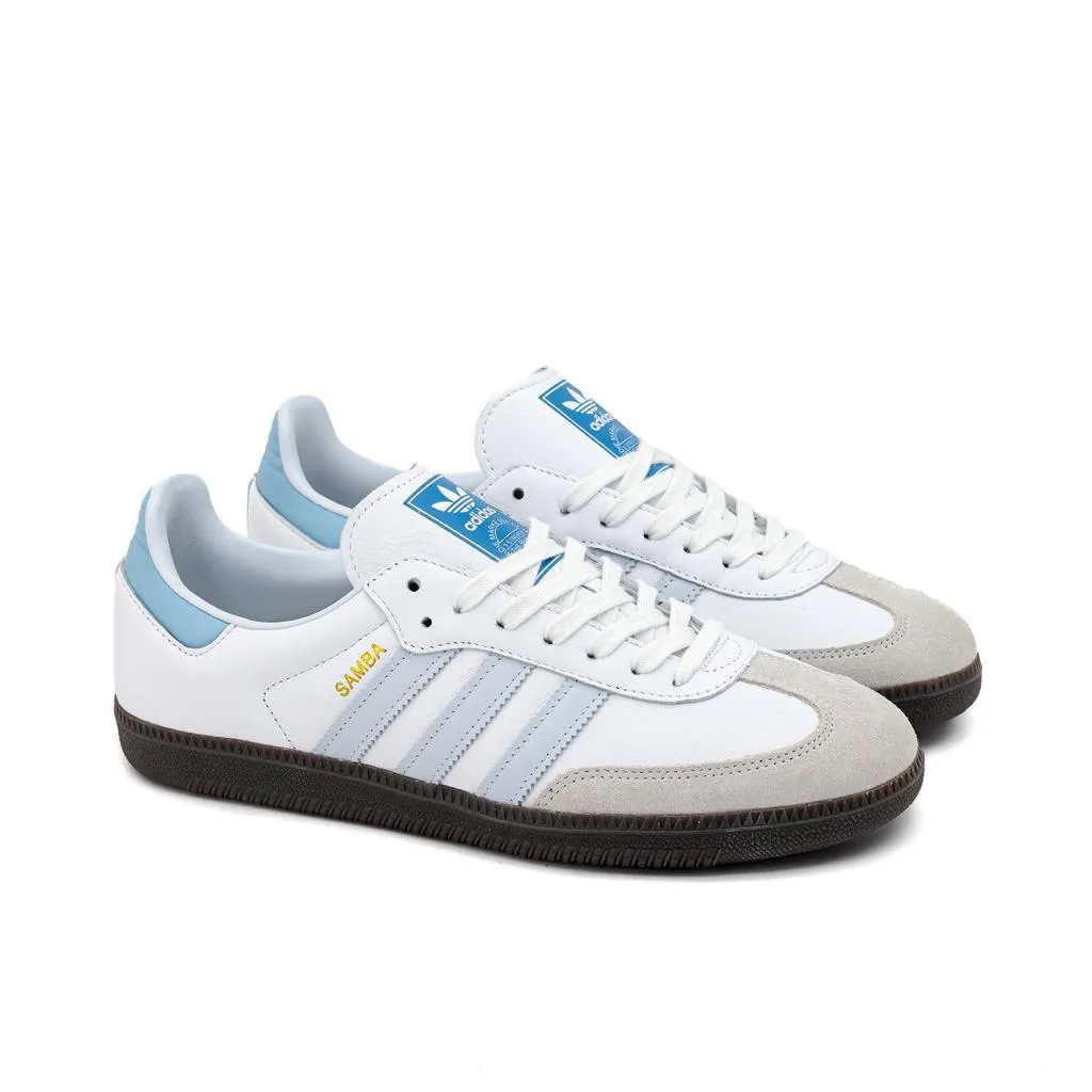 Adidas Blue white First Copy adidas Samba