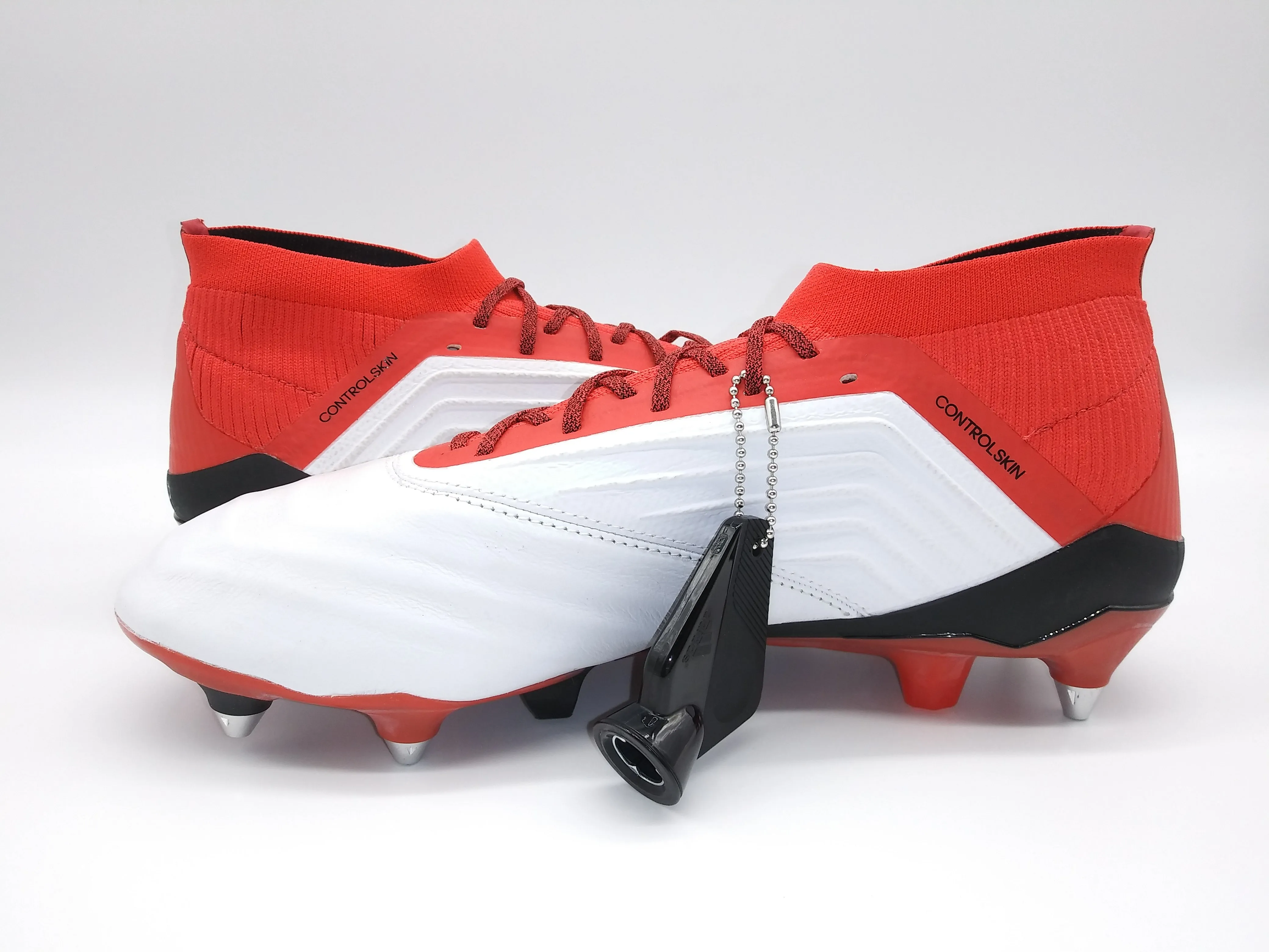 Adidas Predator 18.1 SG Lea White Red