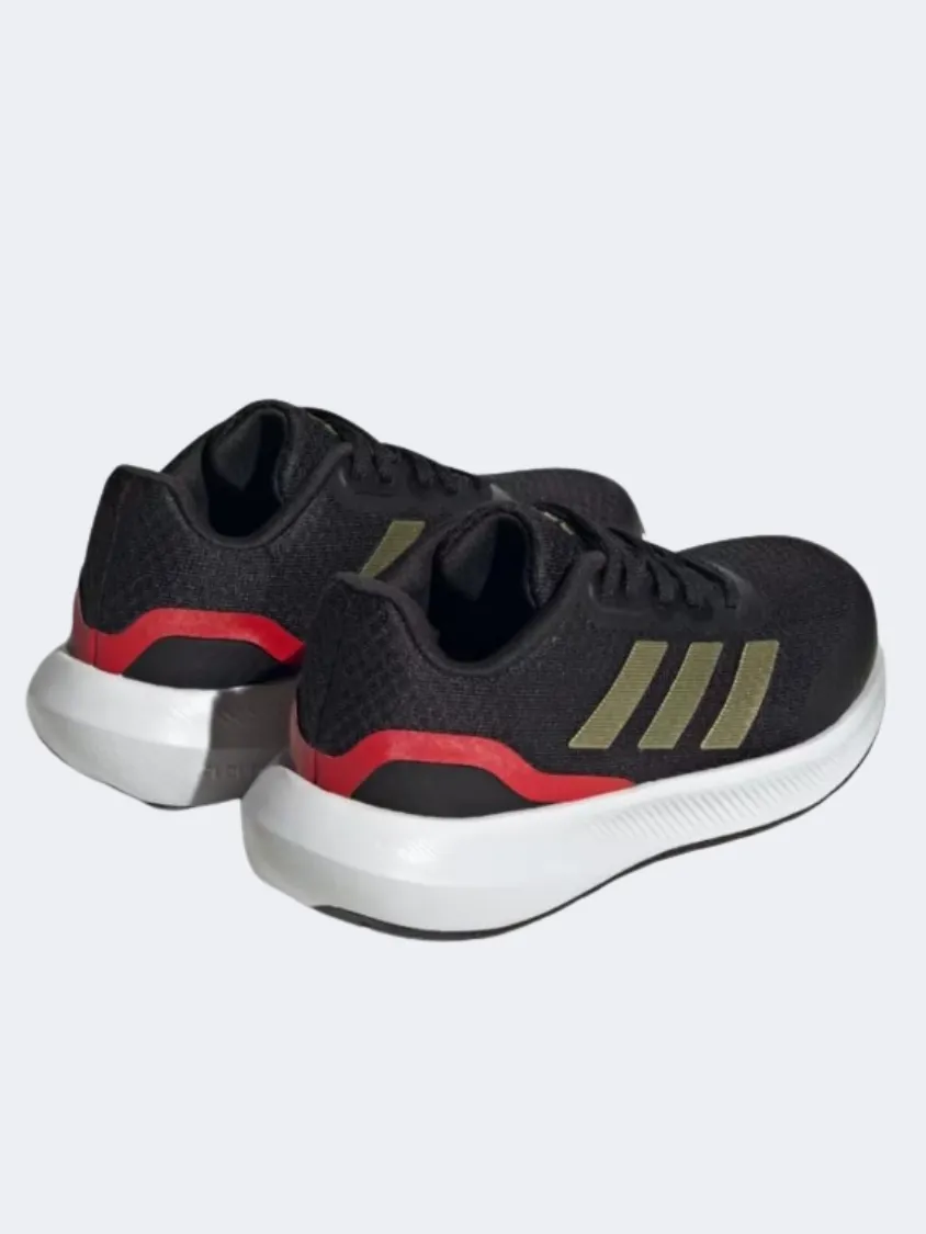 Adidas Runfalcon 3.0 Gs-Boys Running Shoes Black/Gold/Scarlet