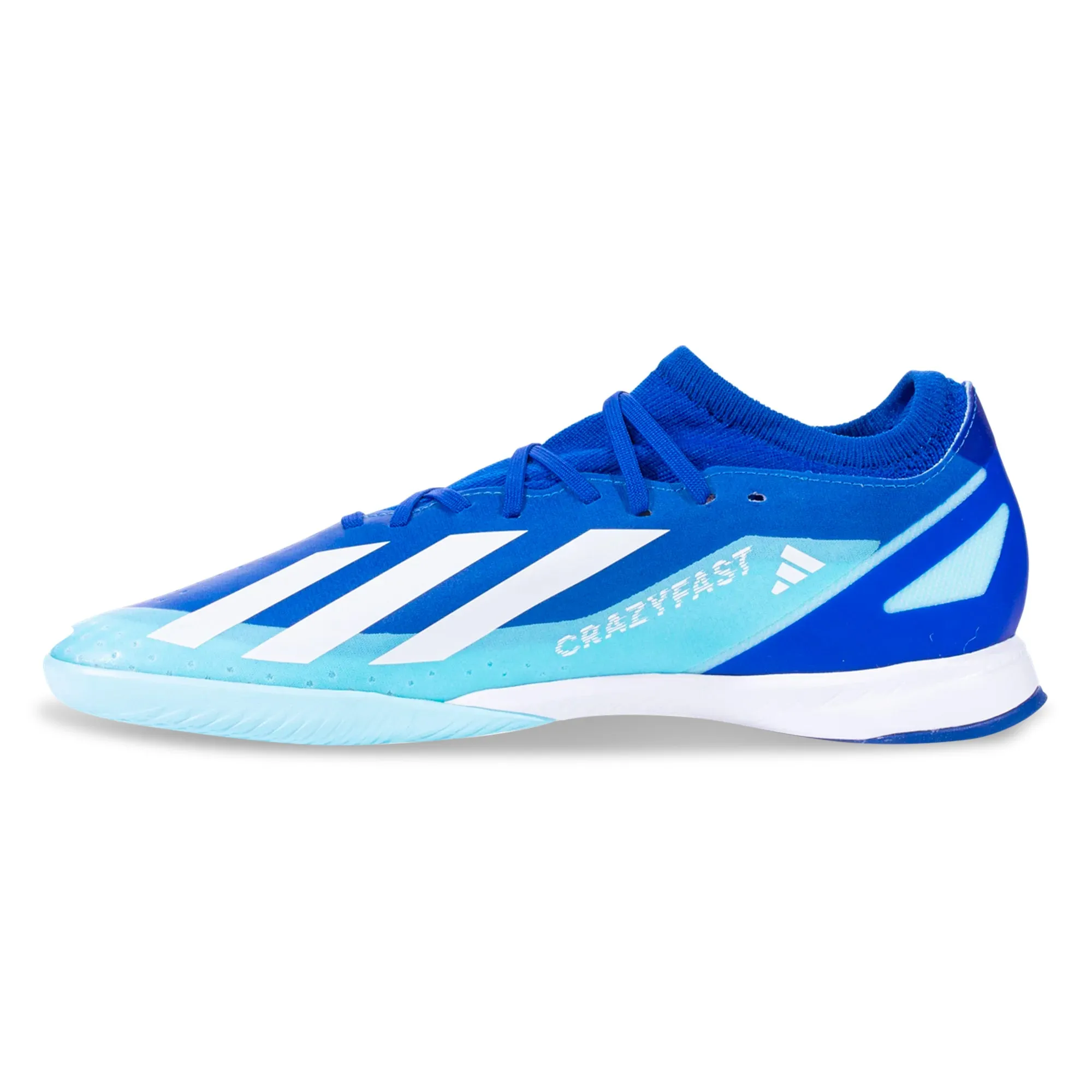 adidas X Crazyfast.3 Indoor Soccer Shoes (Bright Royal/Cloud White/Solar Red)