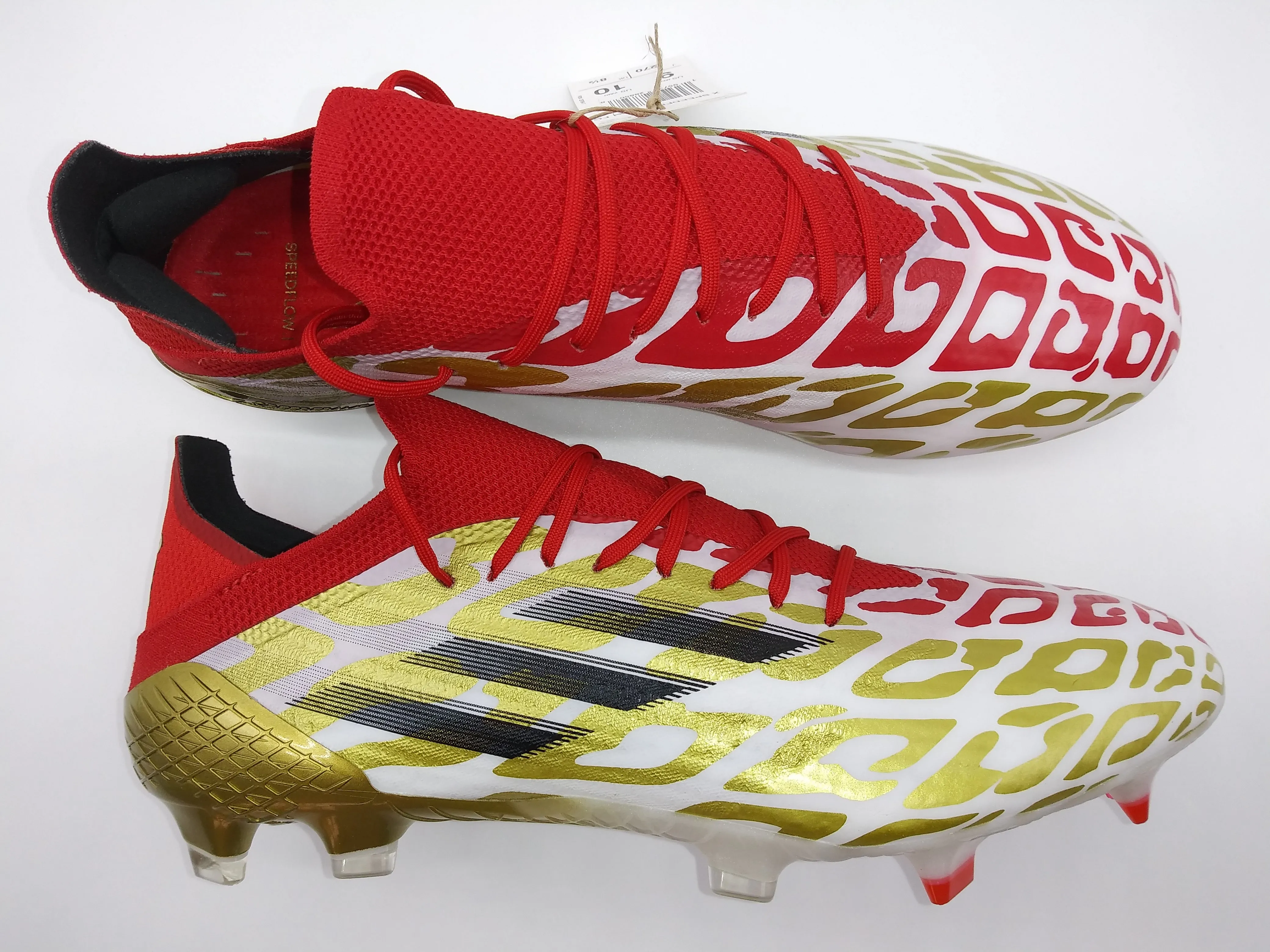 Adidas X Speedflow MS.1 FG Gold Red Mo Salah Limited Edition (AFCON)