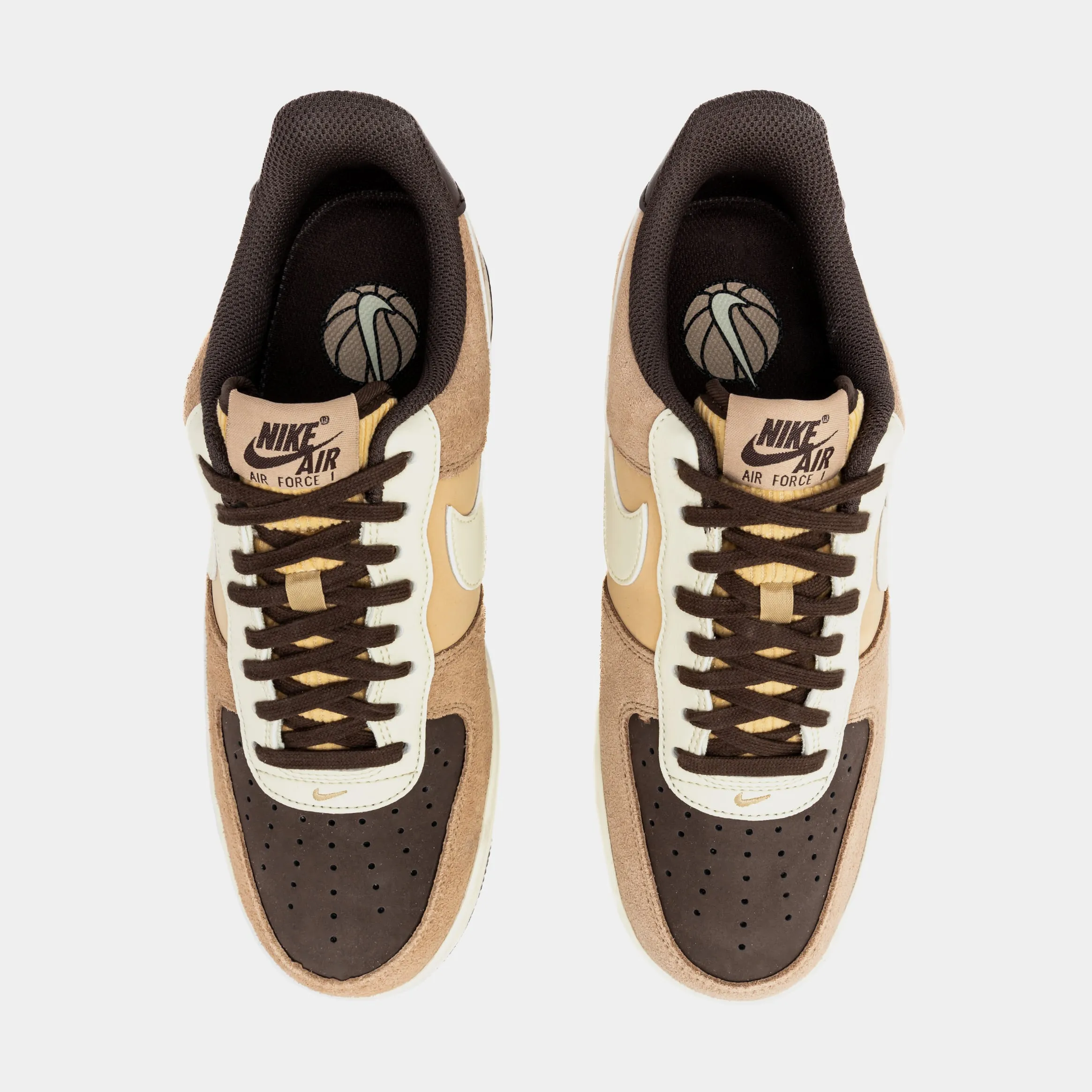 Air Force 1 Low Hemp Coconut Milk Mens Basketball Shoes (Hemp/Coconut Milk/Baroque Brown)