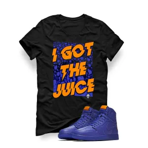 Air Jordan 1 Gatorade Rush Violet Black T (Got The Juice)