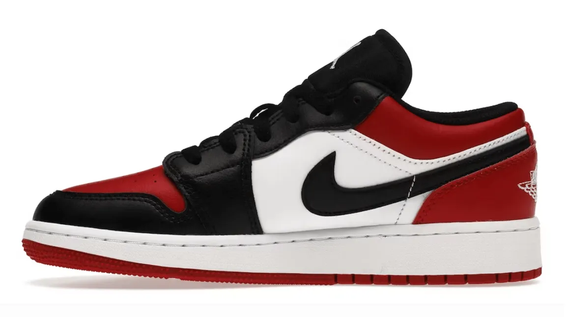 Air Jordan 1 Low Bred Toe (GS)