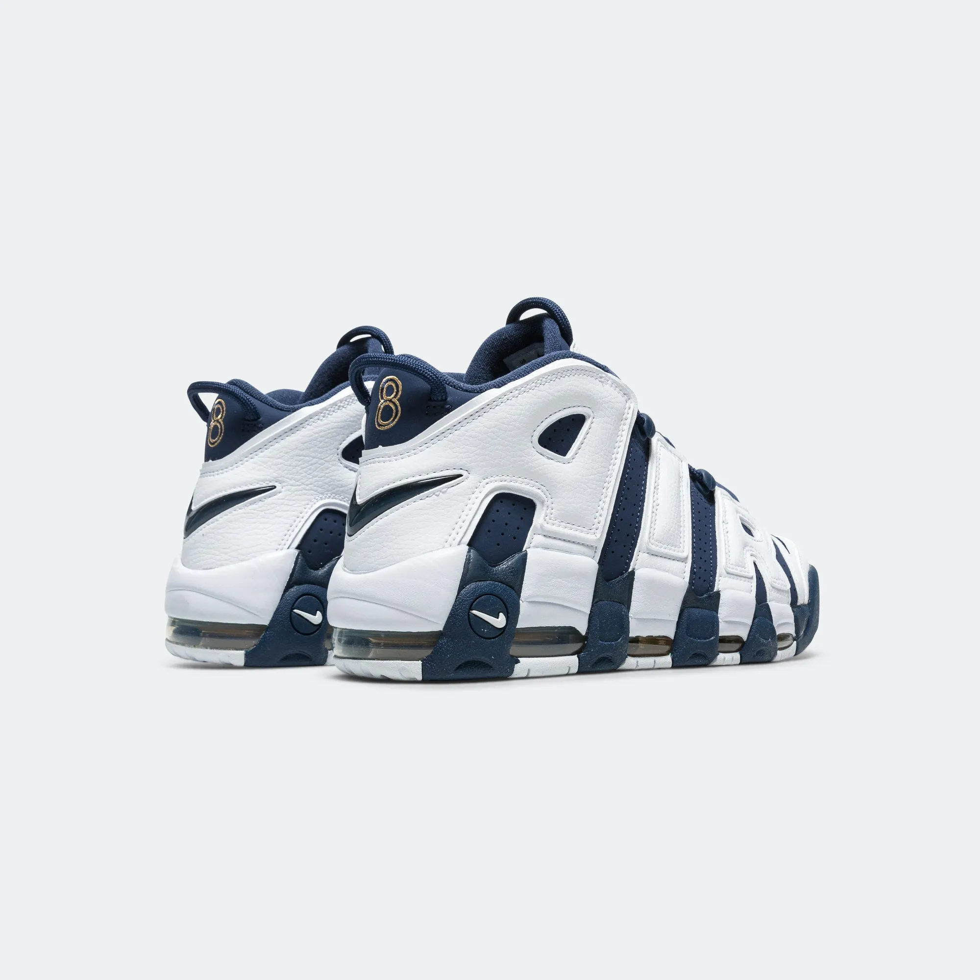 Air More Uptempo '96 - White/Midnight Navy-Metallic Gold