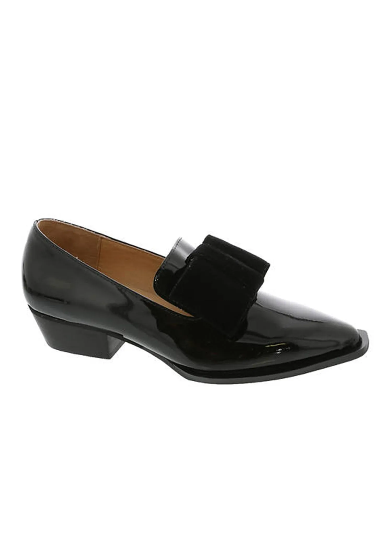 All Black Footwear Pat & Bow Loafer - MD