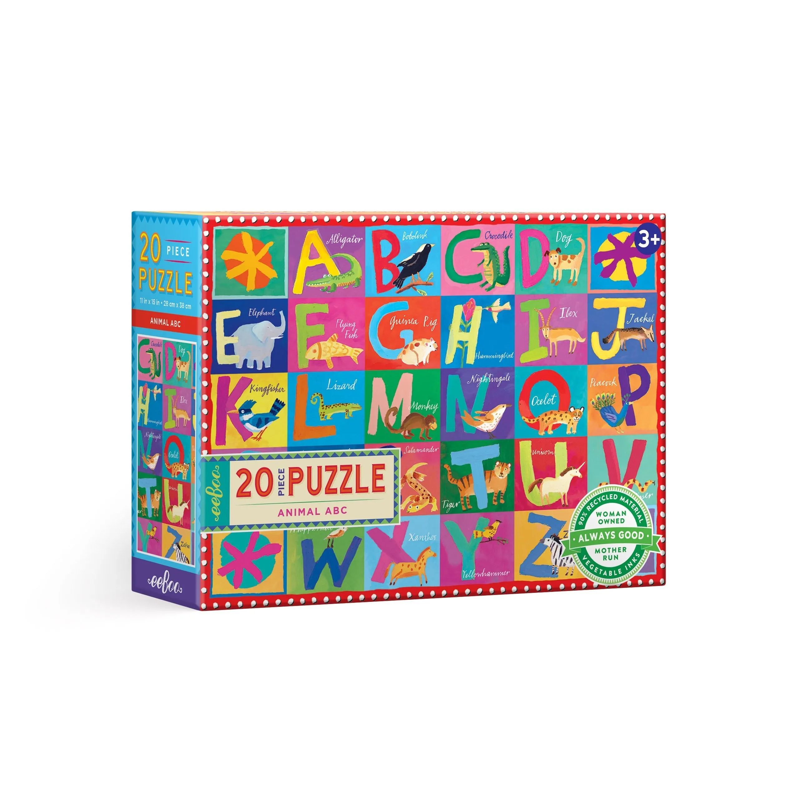 Animal ABC 20 Piece Big Puzzle