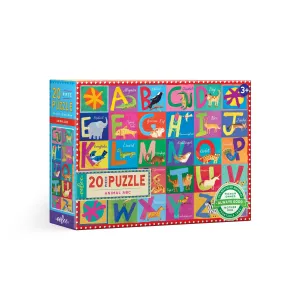 Animal ABC 20 Piece Big Puzzle