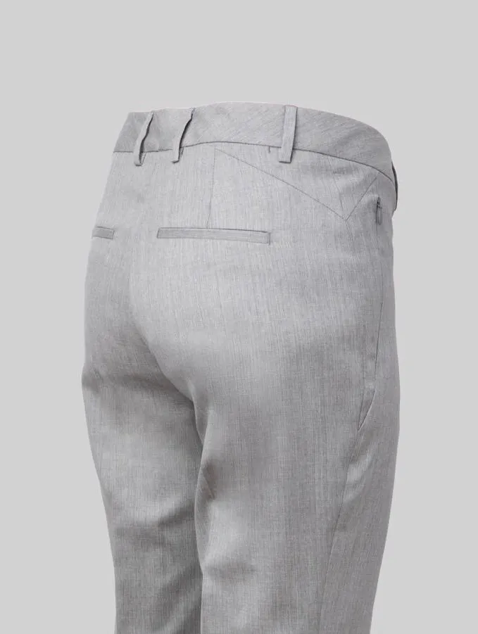 Ankle Pant- Platinum Grey Mélange