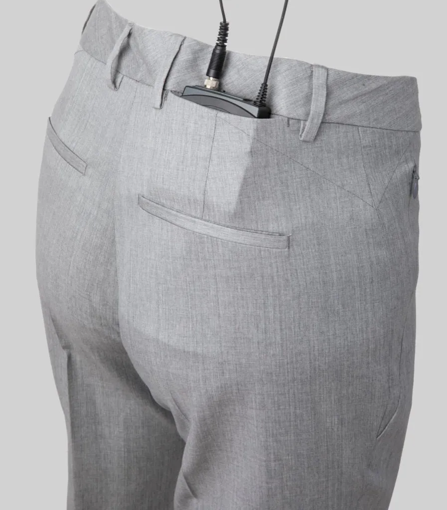 Ankle Pant- Platinum Grey Mélange