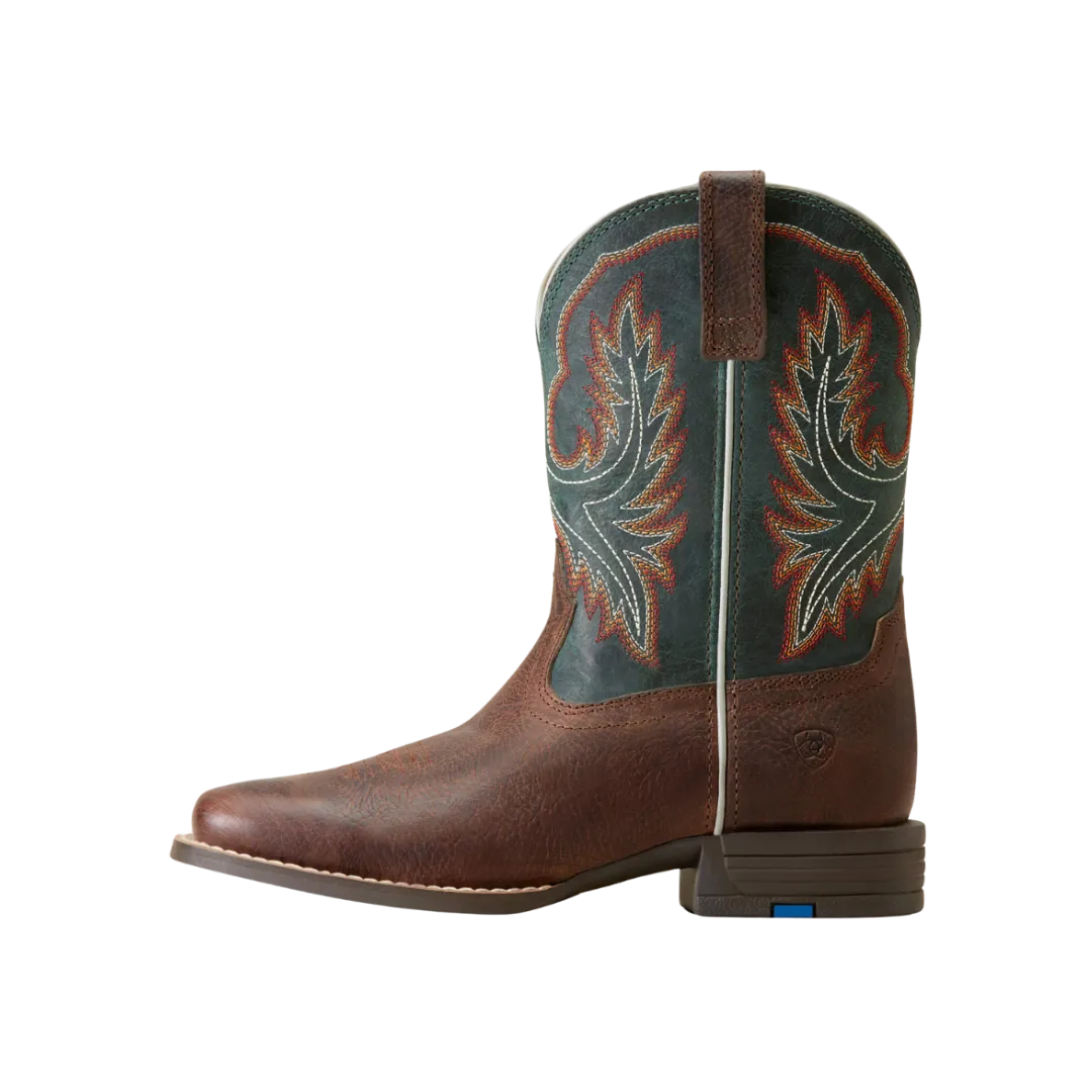 Ariat Kid's Hat Box Brown Wilder Western Boot