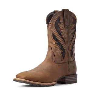 Ariat Men's 11" Hybrid VentTEK Western Boot - Distressed Tan 10031454