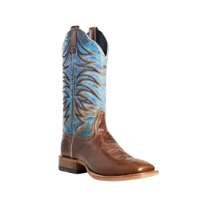 Ariat Men's Firecatcher Well Brown & Blue Lake Leather Boots