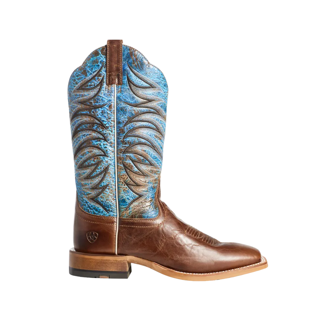 Ariat Men's Firecatcher Well Brown & Blue Lake Leather Boots