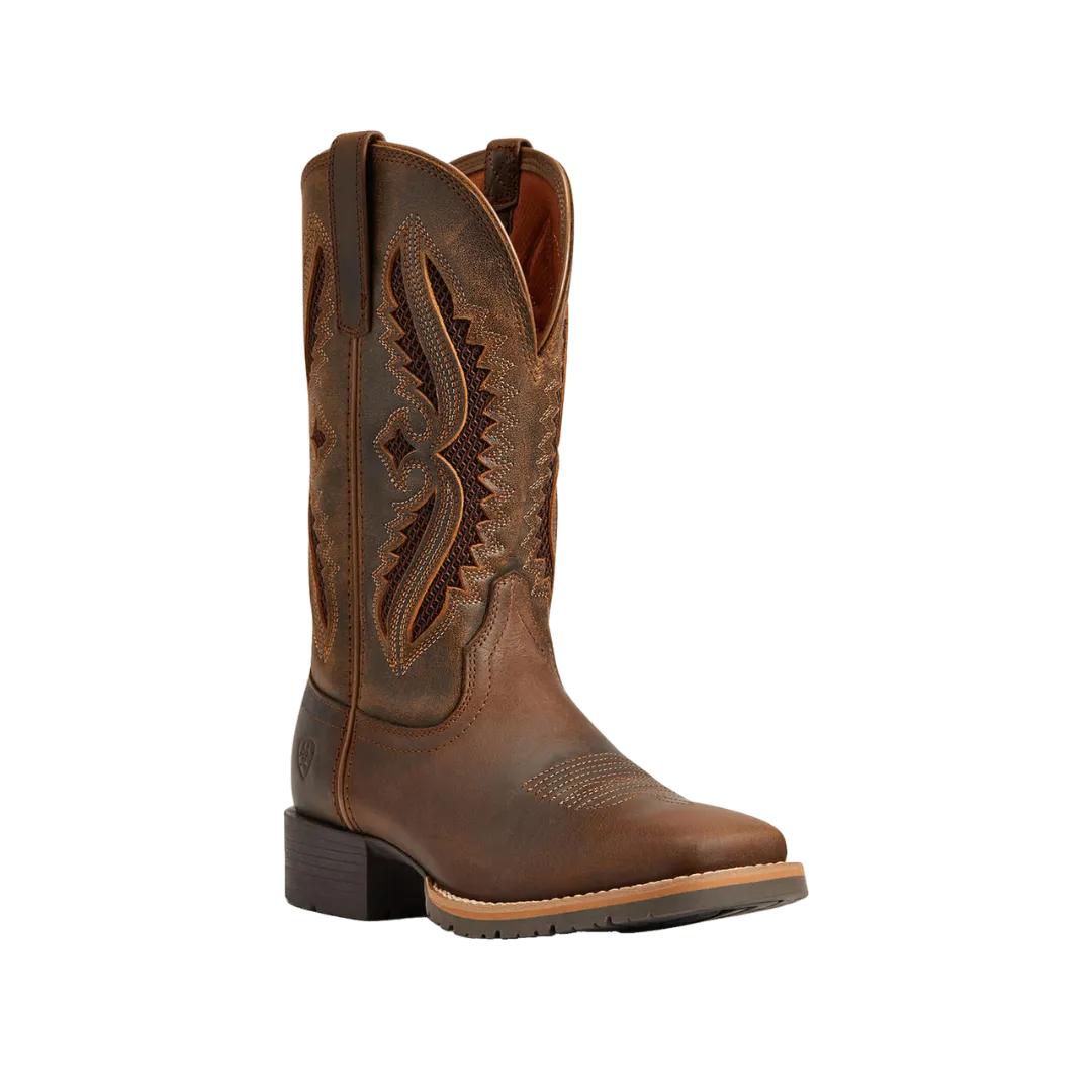 Ariat Women's Hybrid Rancher Distressed Tan Square Toe Boot