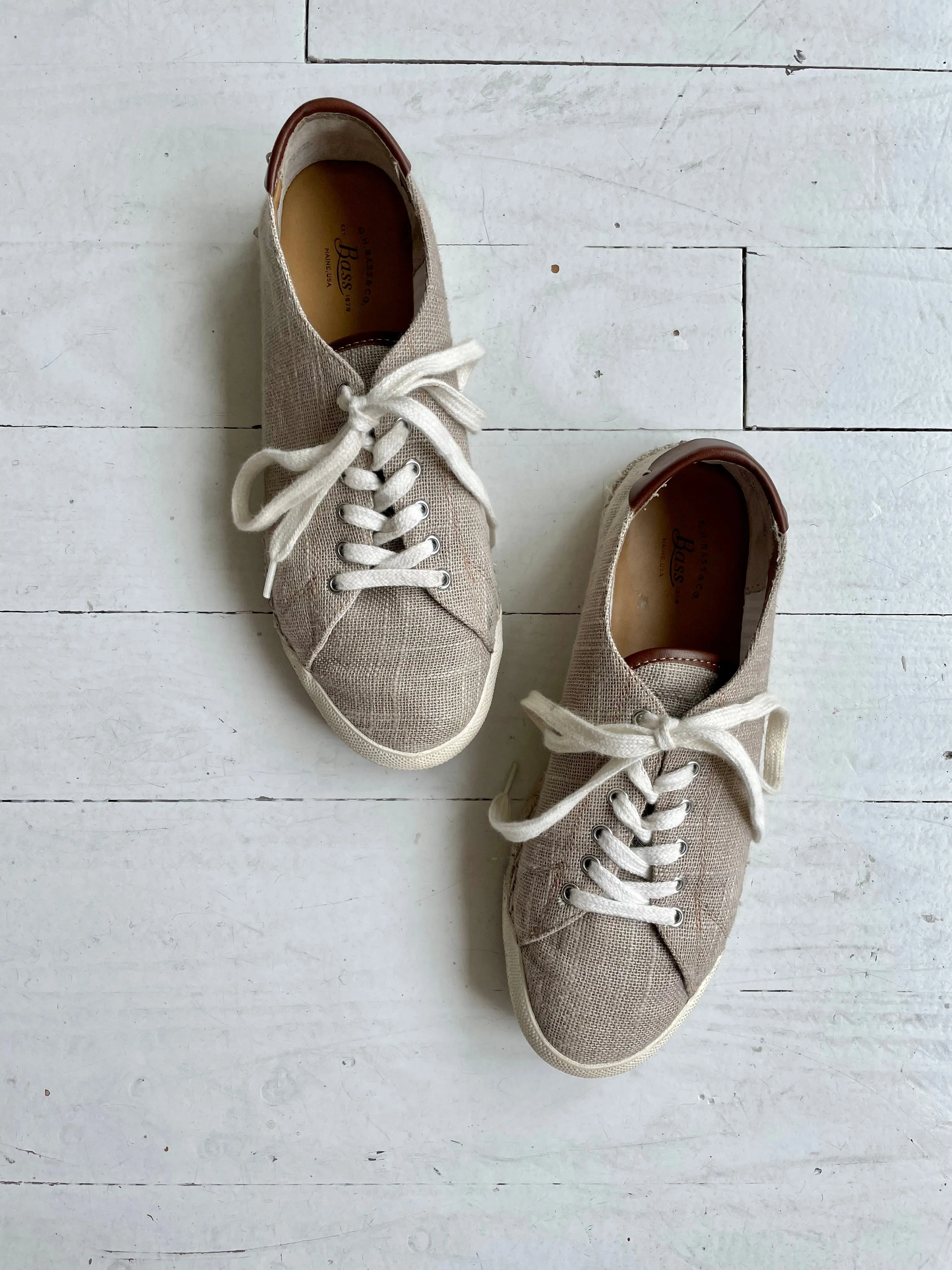 Bass Linen Sneakers