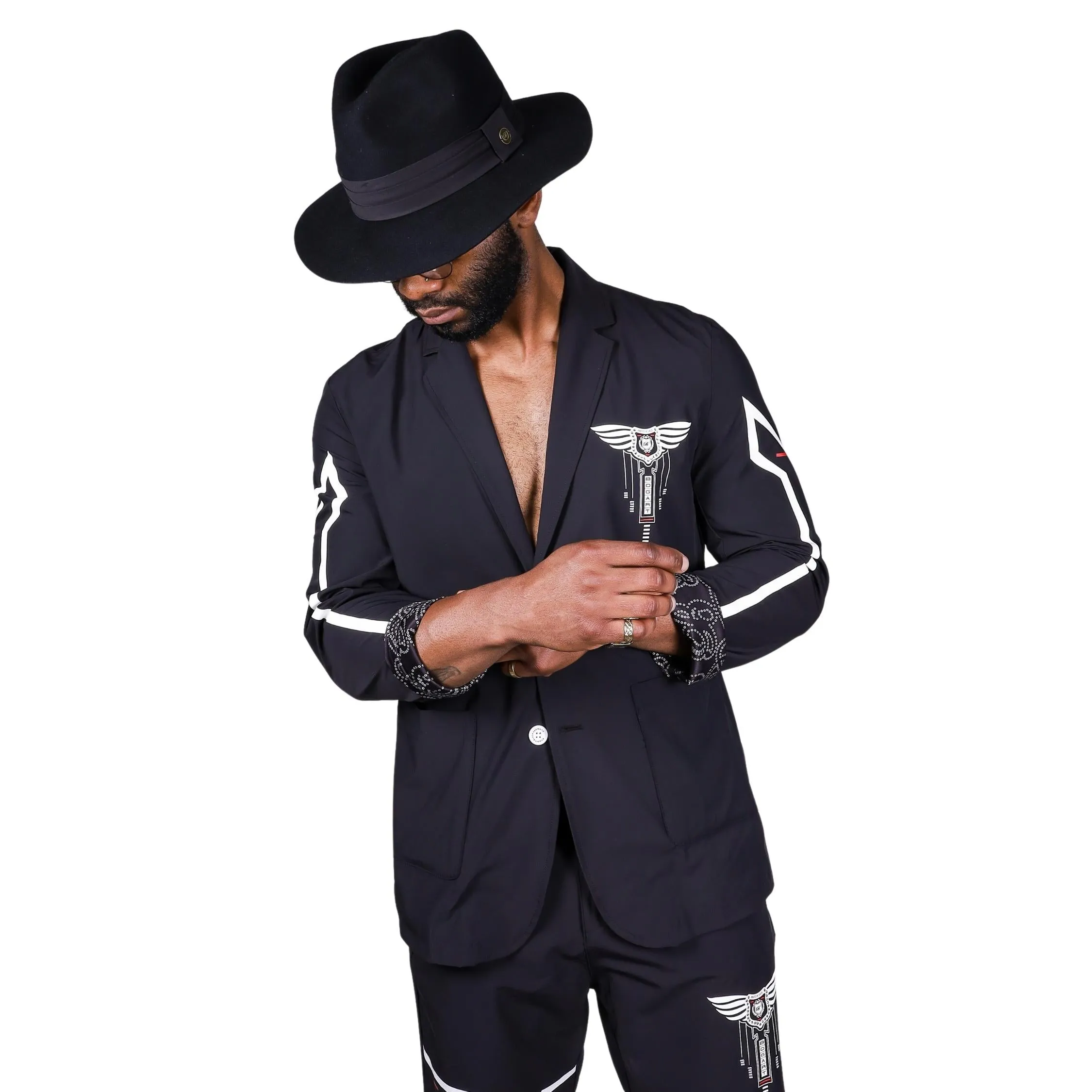 Bogart Black & White Collection suit combo