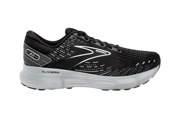 Brooks Glycerin 20 (2E) - Mens - Black/White