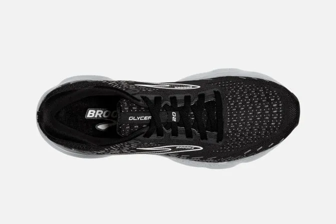 Brooks Glycerin 20 (2E) - Mens - Black/White