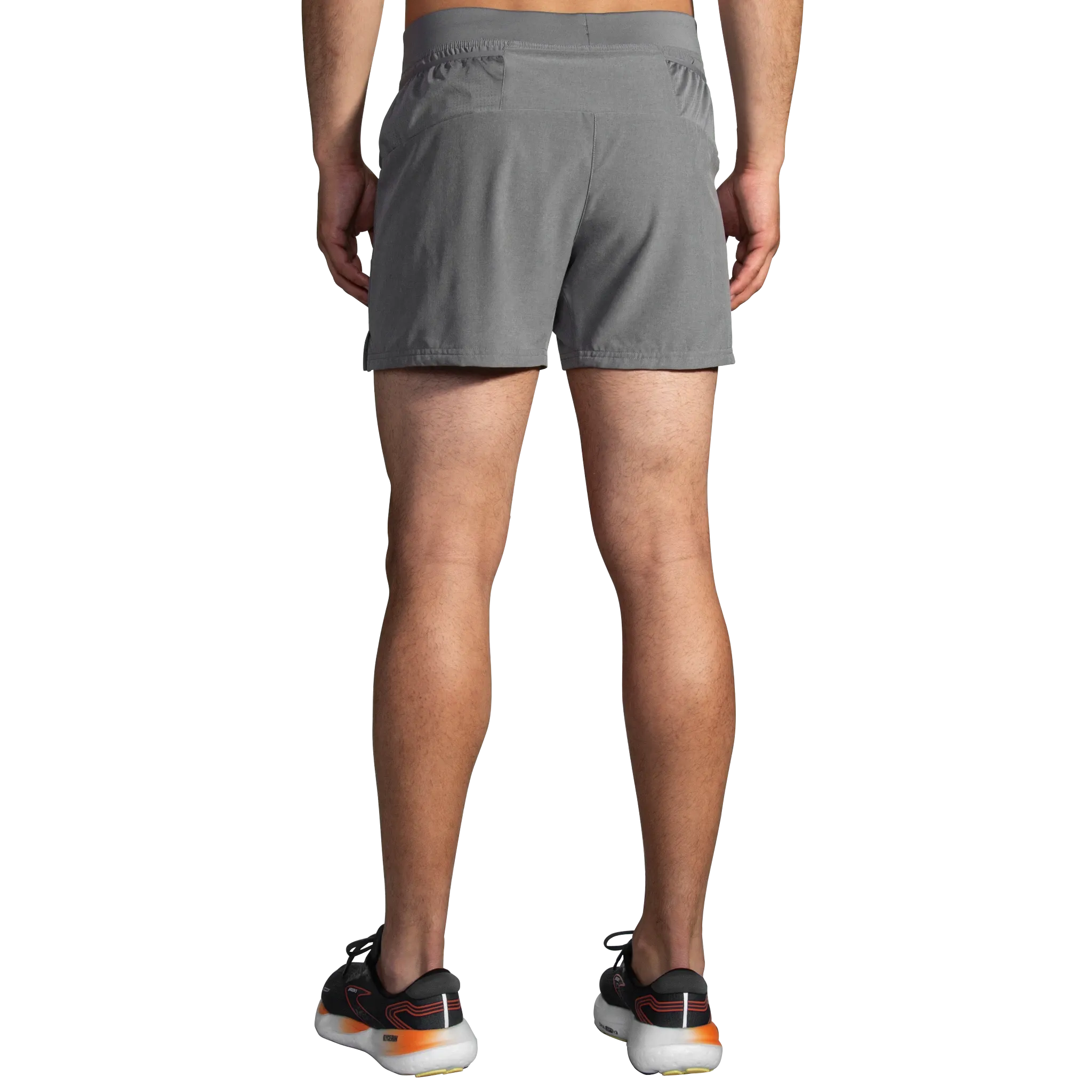 Brooks | Sherpa 5" 2-in-1 Short | Men's | Heather Charcoal