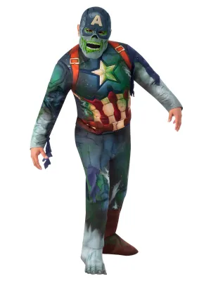 Captain America Zombie Deluxe Adult Costume