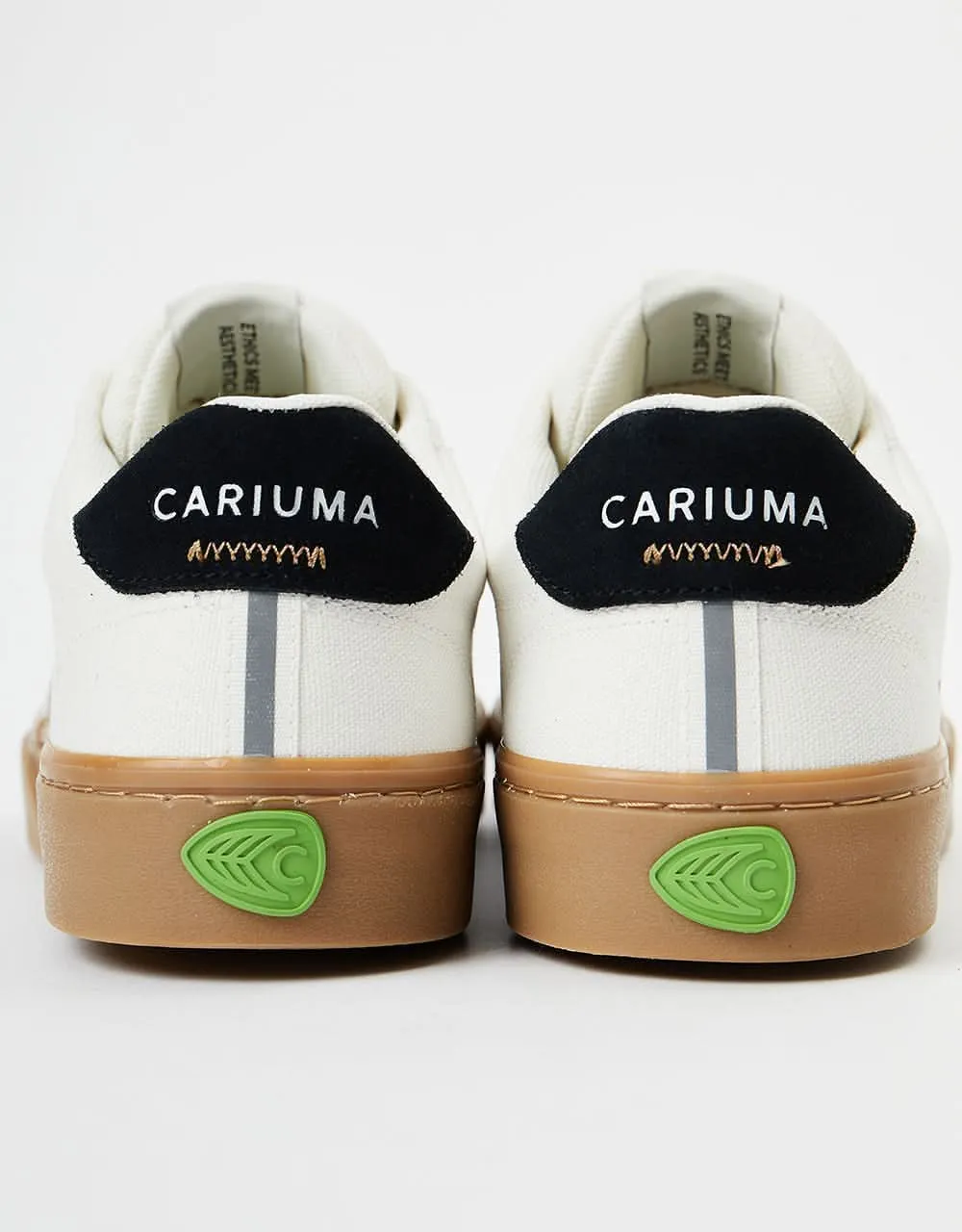 Cariuma Naioca Skate Shoes - Off White Vintage/Gum/Black