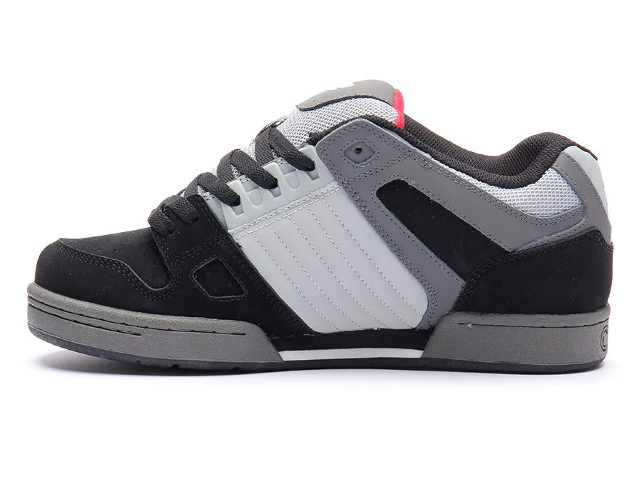 Celsius Black Grey Charcoal Red Nubuck