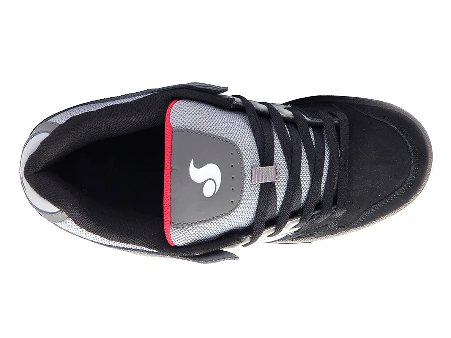 Celsius Black Grey Charcoal Red Nubuck