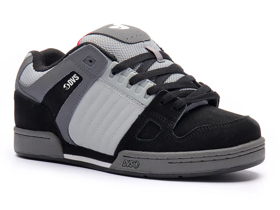 Celsius Black Grey Charcoal Red Nubuck