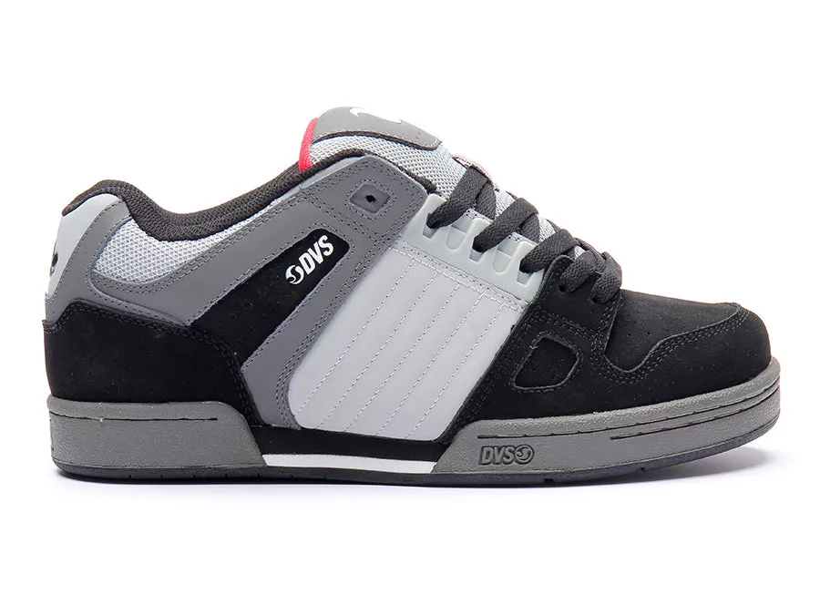 Celsius Black Grey Charcoal Red Nubuck