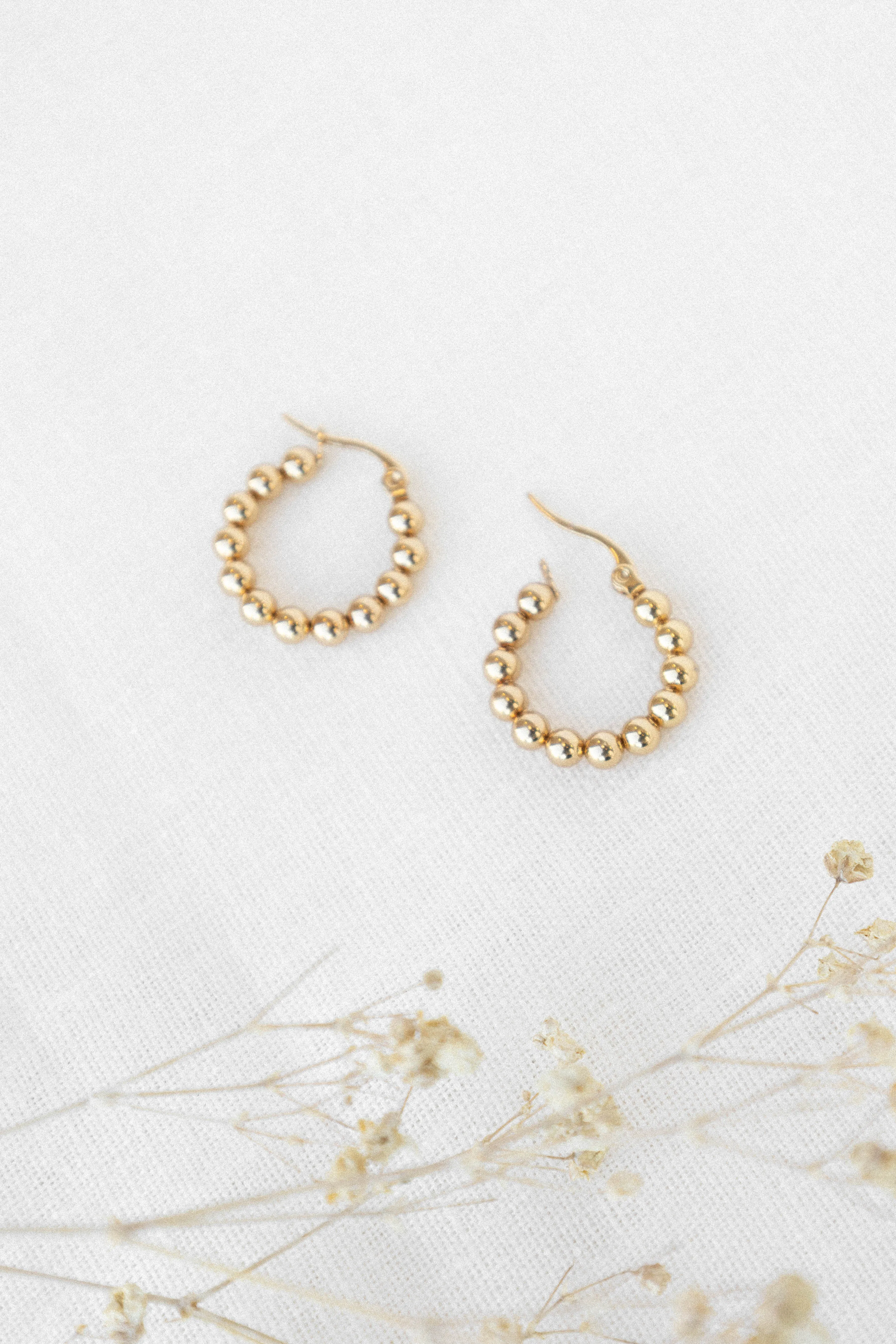 Chloe Hoop Earrings - Gold