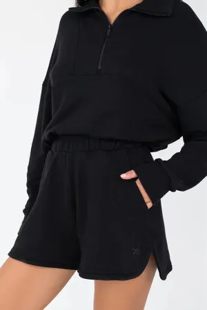 CLUB LC SWEAT SHORT - BLACK