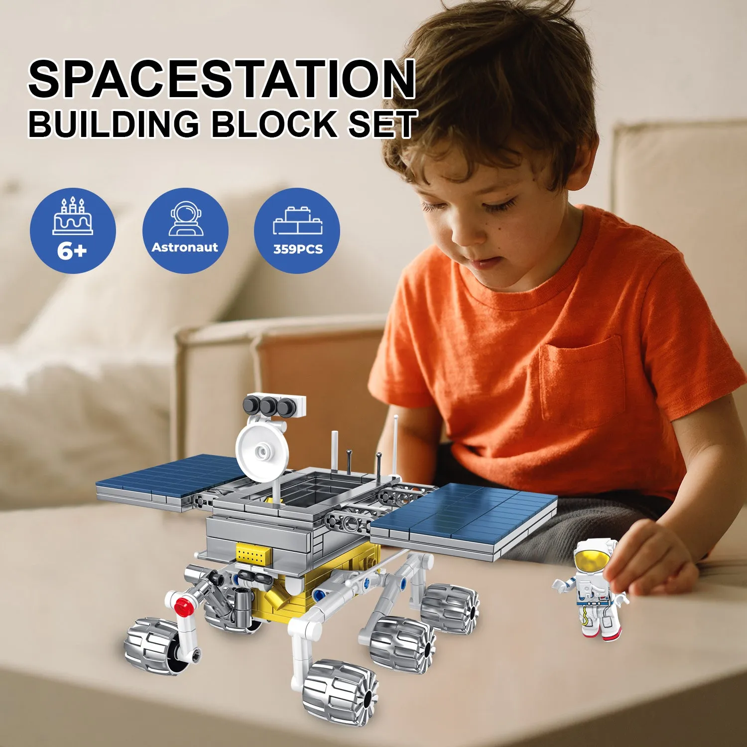 Contixo BK06 Aerospace Series Mars Rover Building Block Set - 359 PCS