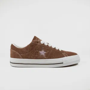 Converse Cons -  Quartersnacks One Star Pro Ox Shoes - Dark Clove / White / Cherry