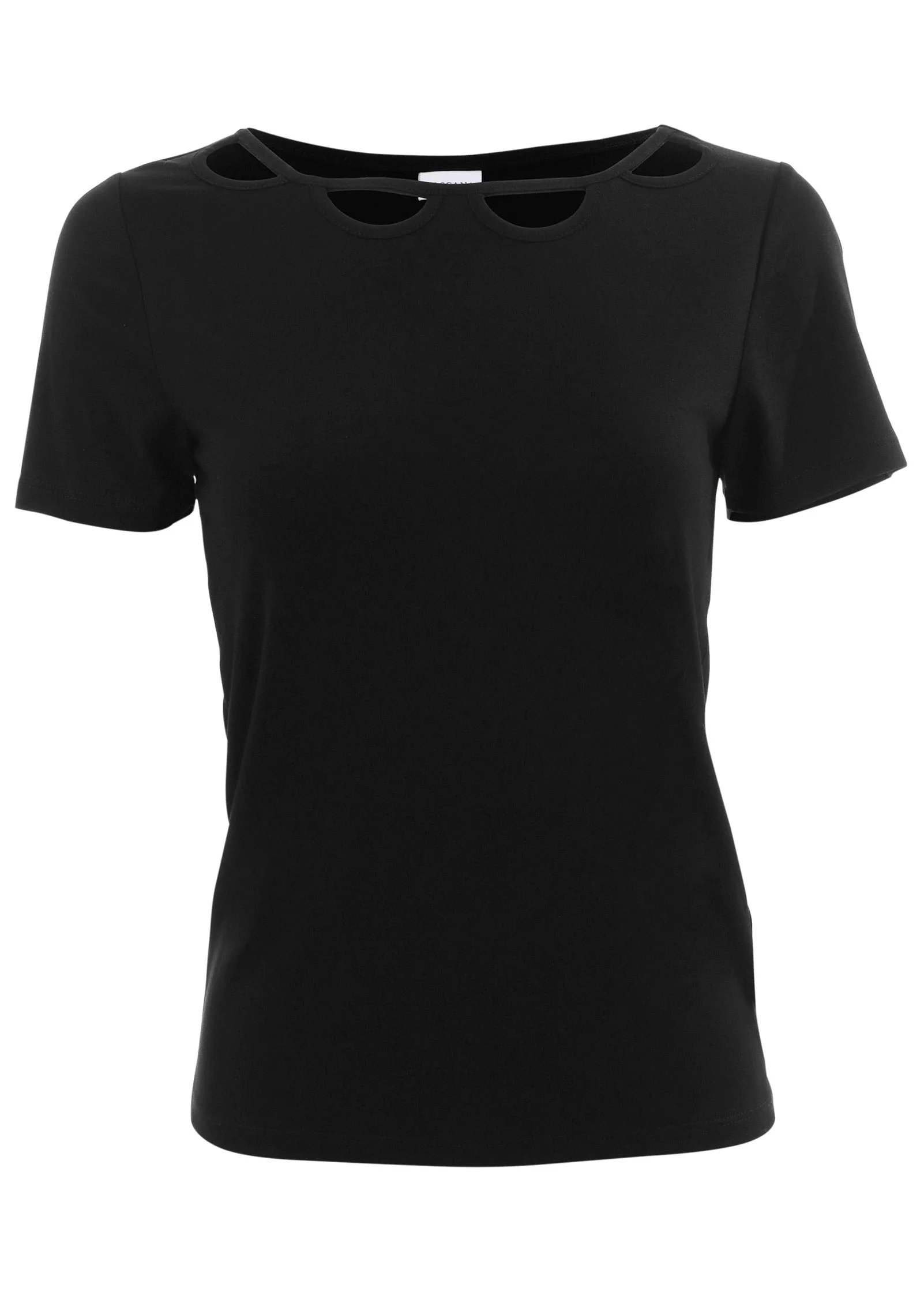 Cut-Out Top - Black