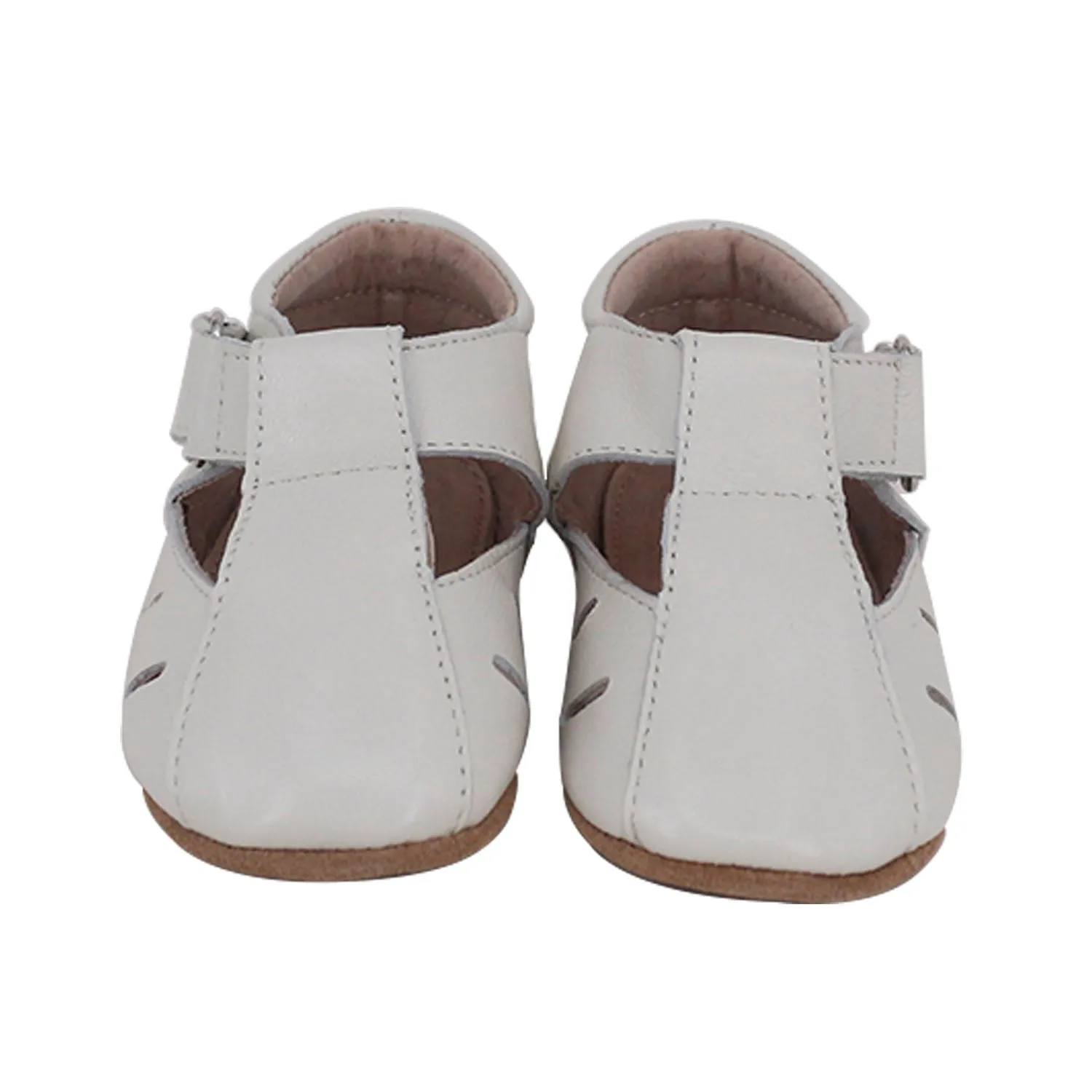 Dakota Baby & Toddler First/Pre Walker Shoes Ivory by SKEANIE