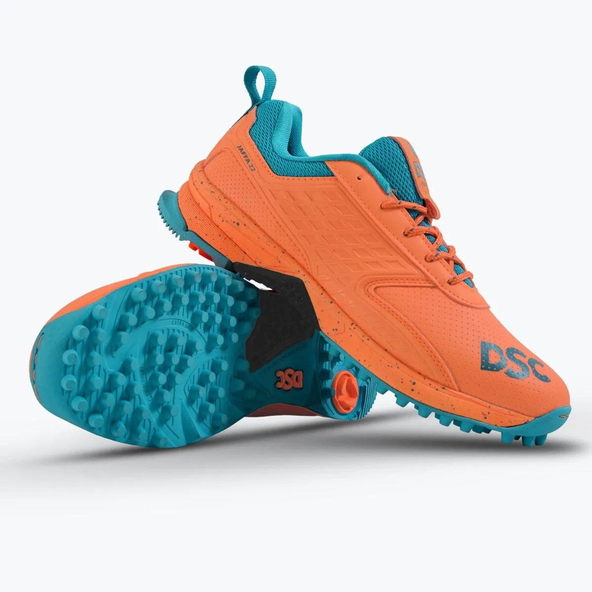 DSC Jaffa 22 Cricket Spike Shoes - Orange