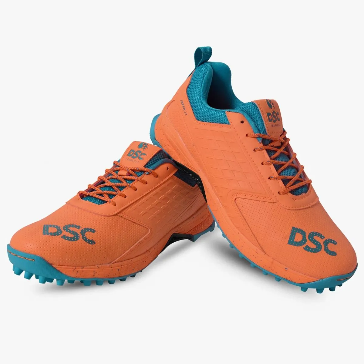 DSC Jaffa 22 Cricket Spike Shoes - Orange