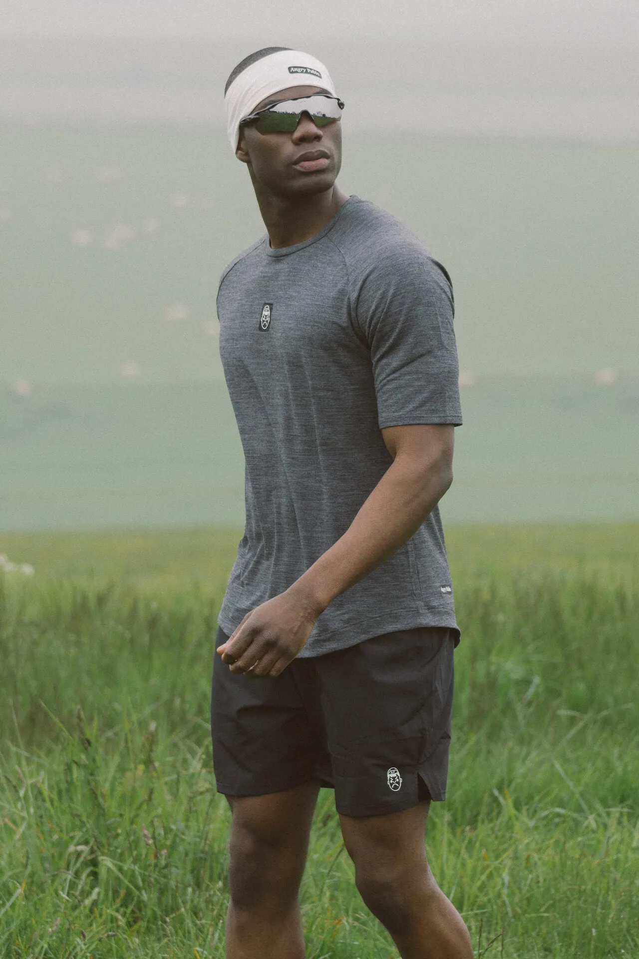 EarthTone Short Sleeve Workout Tee / Graphite