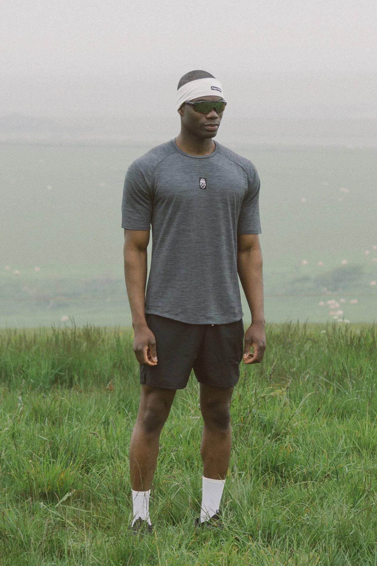 EarthTone Short Sleeve Workout Tee / Graphite