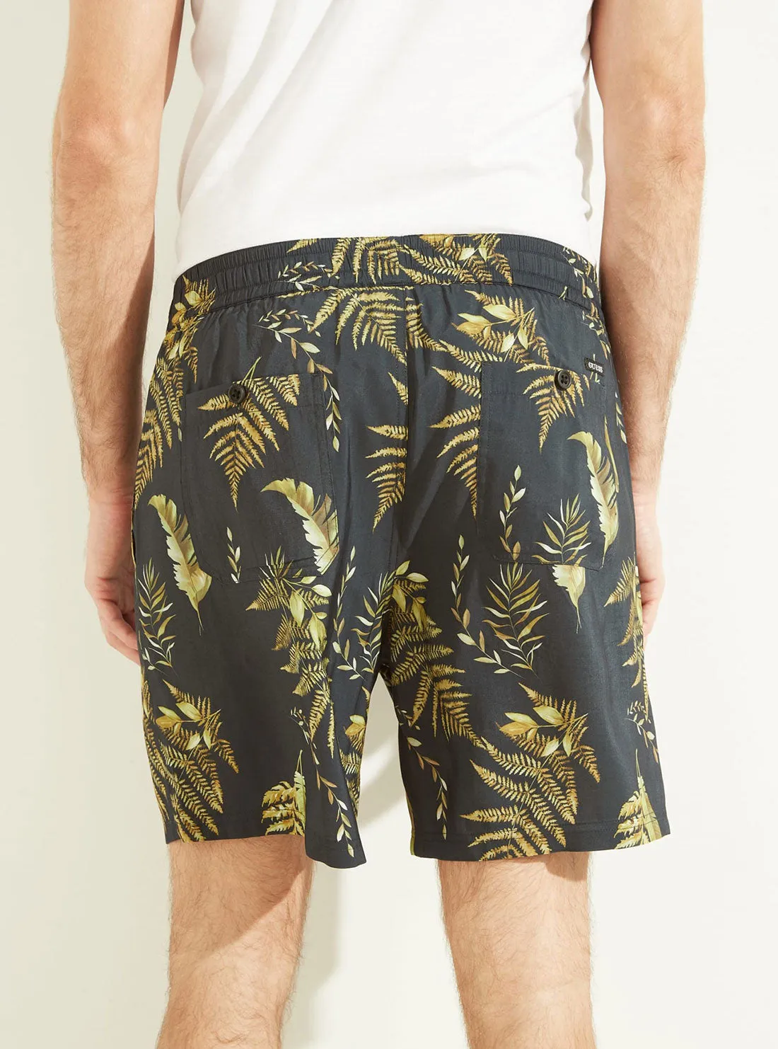 Eco Phoenix Palm Print Shorts