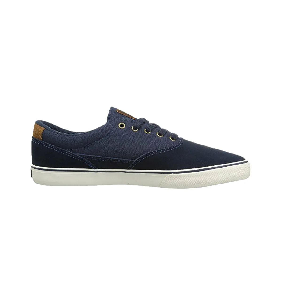 EMERICA 6102000110 480 PROVOST SLIM VULC MN'S (Medium) Navy/Brown/White Suede Skate Shoes