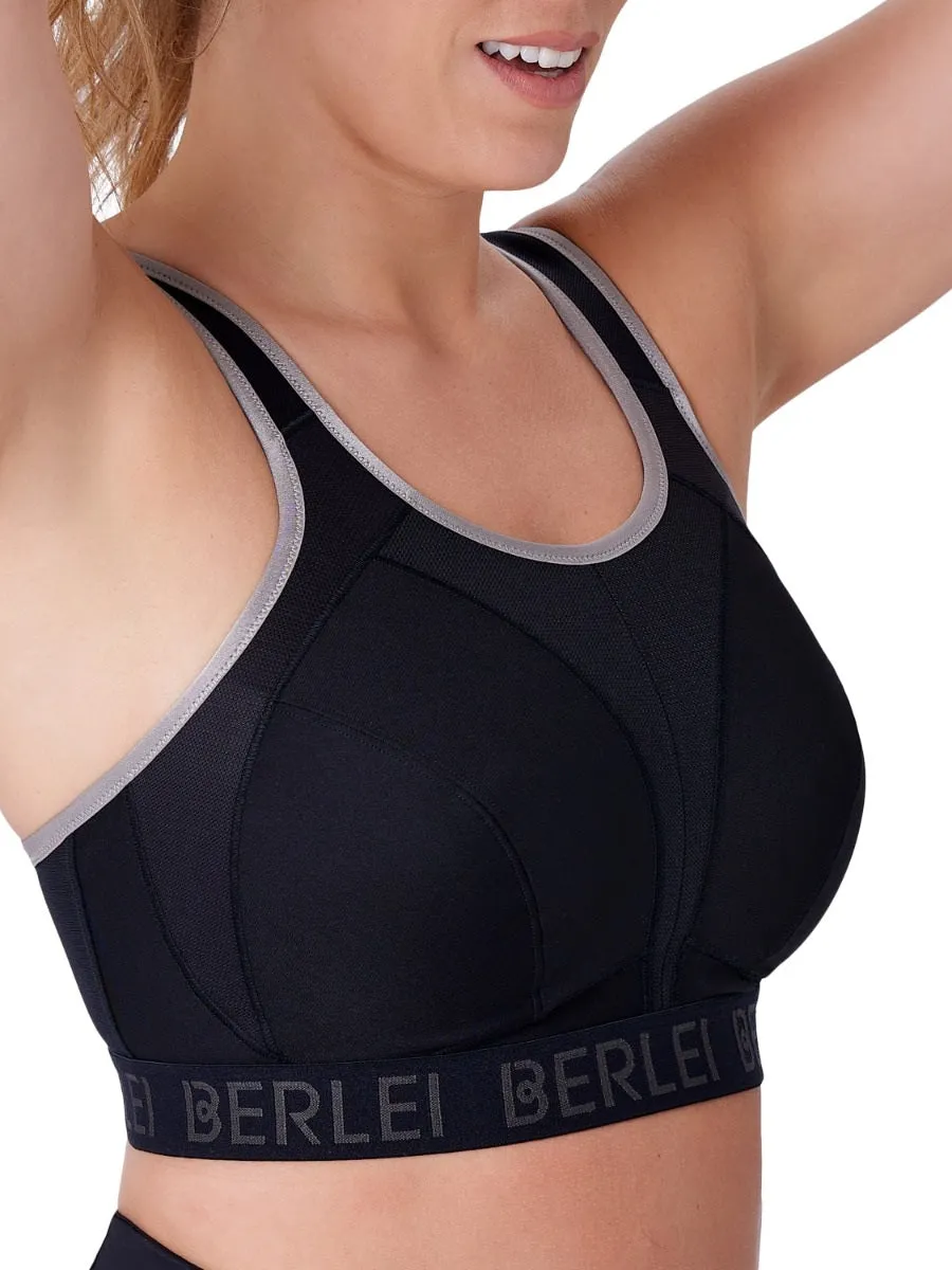 Extreme Support Non-Wired Sports Bra - Black